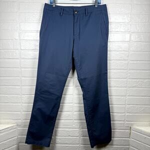 Bonobos Khakis Pants Mens 33/32 Blue Slim Fit Straight Leg Old Money Streetwear